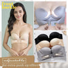 Strapless decolleté-bh met tepels