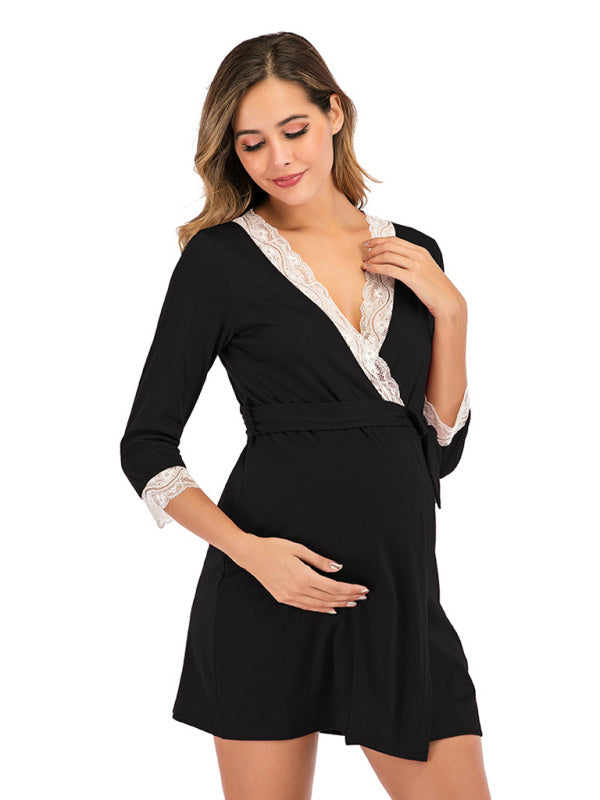 "Dreamy Lace Bump"  Maternity Dress