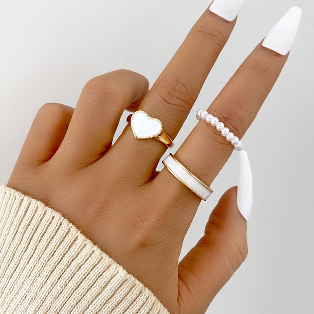 Women's Vintage knuckle Boho Ring Set