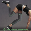 BodiModi Power Bendz knee compression sleeve — worn on knee side profile