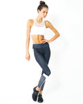 Kleurcontrast legging - Zwart / Wit