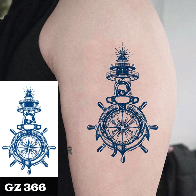 Life's Compass Temporary Tattoo