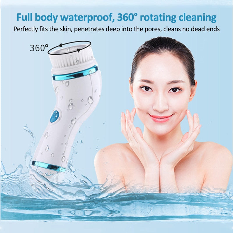 SKINREVIVE-C™ 4 In 1 Pores Face Cleansing Brush Kit