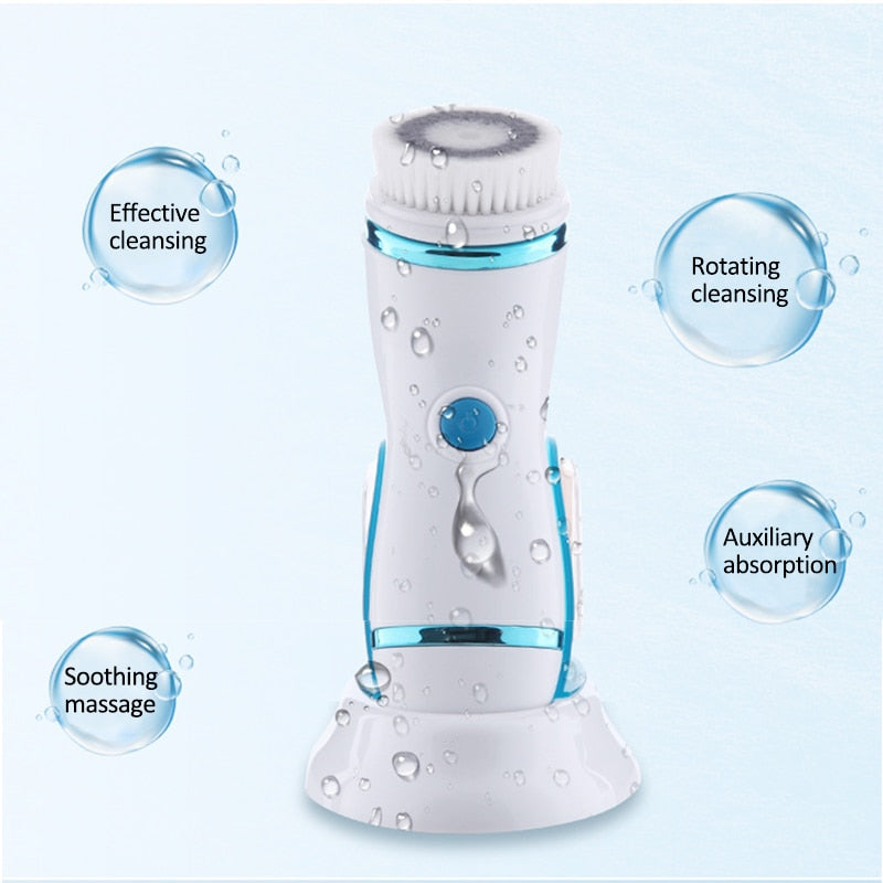 SKINREVIVE-C™ 4 In 1 Pores Face Cleansing Brush Kit