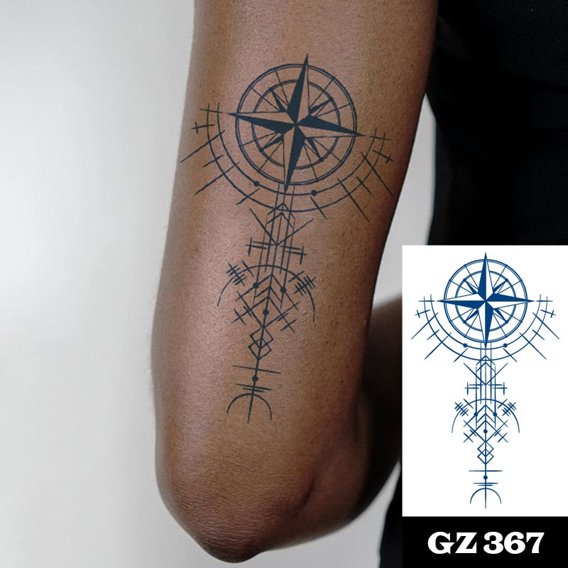 Life's Compass Temporary Tattoo