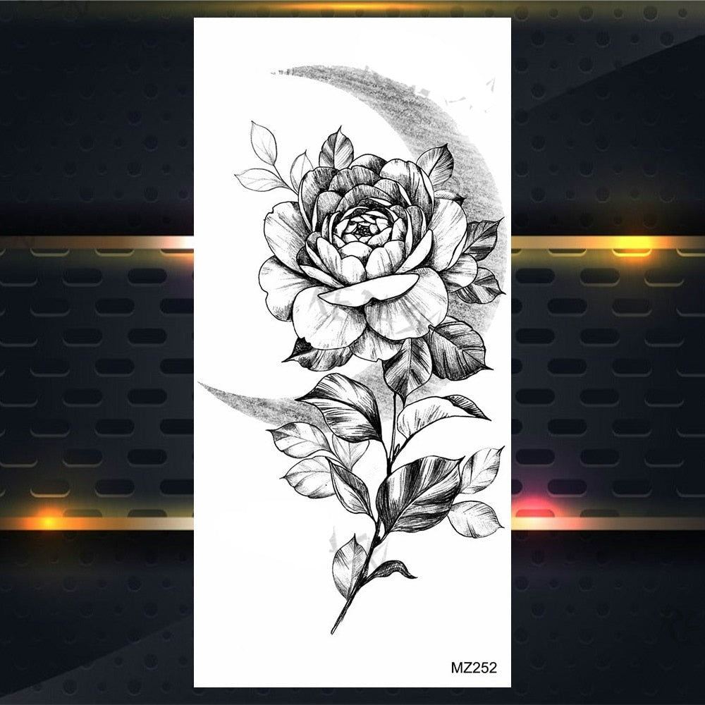 BodyChic ™ Temporary Tattoo Flower Set