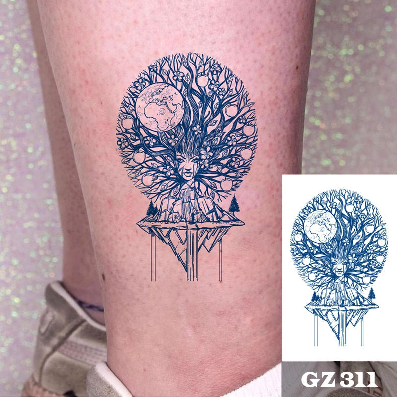 Life's Compass Temporary Tattoo