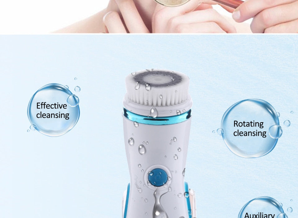 SKINREVIVE-C™ 4 In 1 Pores Face Cleansing Brush Kit