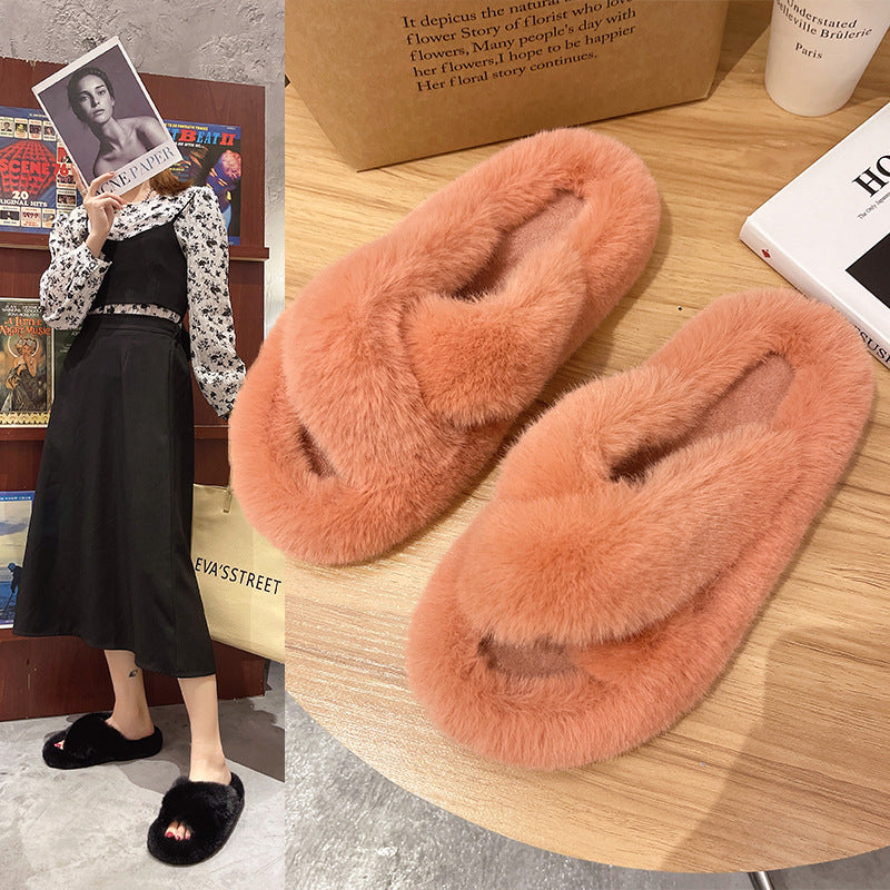 Pure Plush™ Women's Luxury Faux Fur Slippers