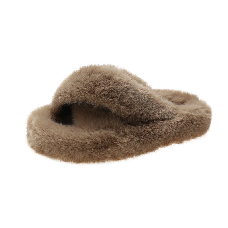 Pure Plush™ Women's Luxury Faux Fur Slippers