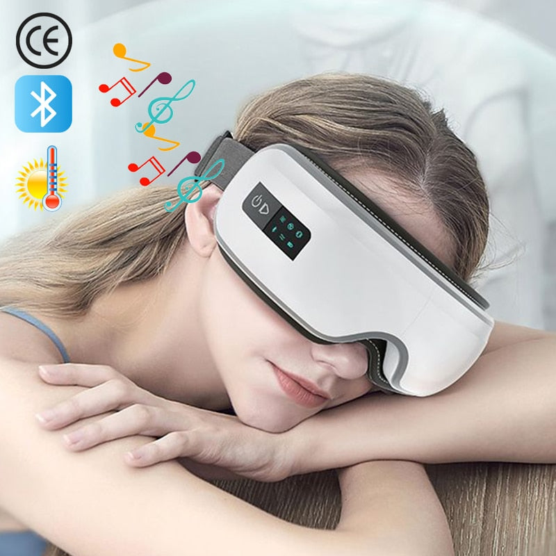 Best Eye Massager with Music for Migraines & Relaxes Eye Strain