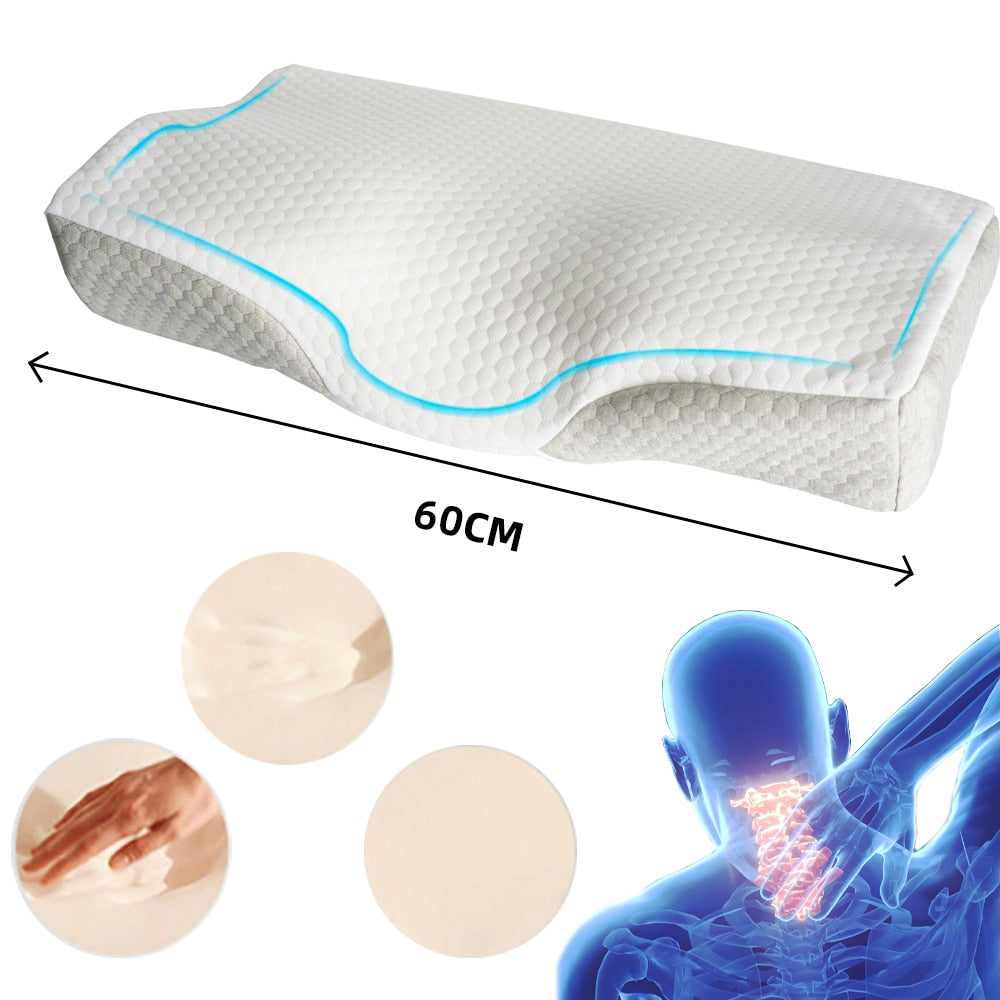 SoftSleeper® Orthopedic Memory Foam Pillow - The Perfect Support for a Restful Night's Sleep