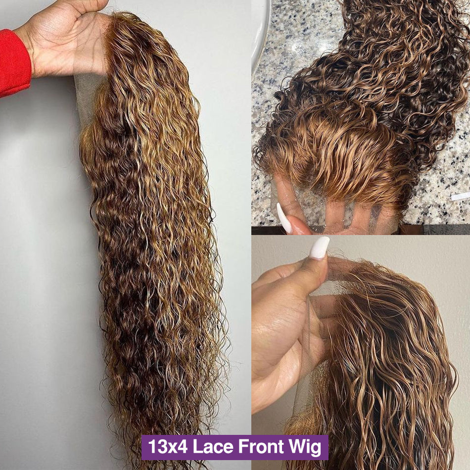 Curly Wigs Human Hair with Bangs
