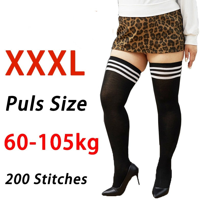 Supra™ Plus Size Thigh High Socks With Compression & Style