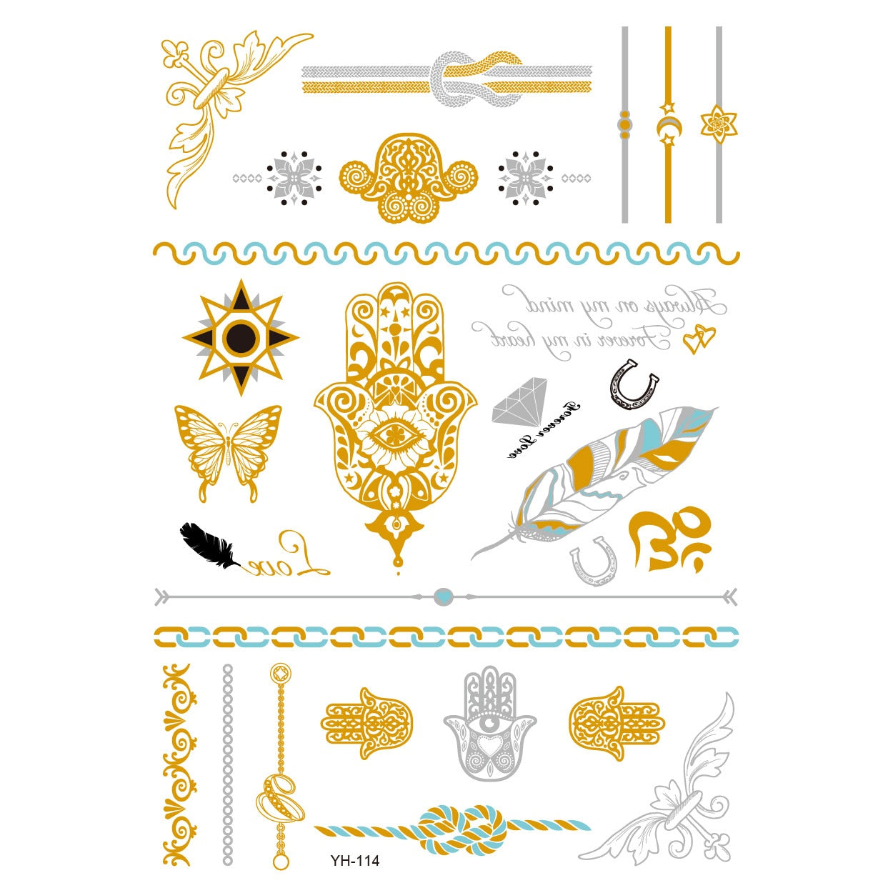 Gold Dust® Temporary Tattoo