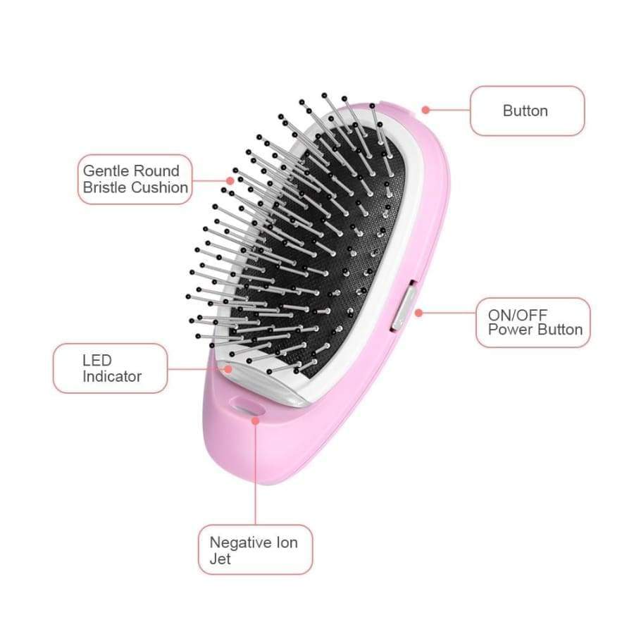 ANTI-FRIZZ IONIC HAIR BRUSH & SCALP MASSAGE COMB