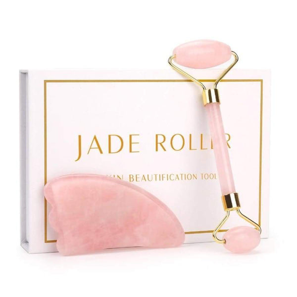 RODILLO DE MASAJE FACIAL NATURAL DE JADE