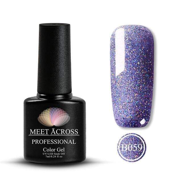 BodiModi Pretty Glitter Platinum Nail Polish