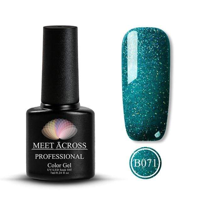 BodiModi Pretty Glitter Platinum Nail Polish