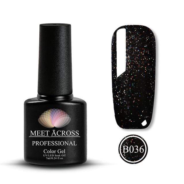 BodiModi Pretty Glitter Platinum Nail Polish