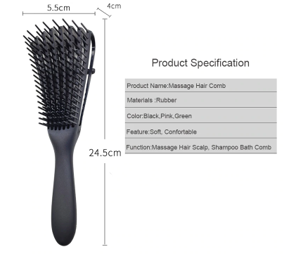 Detangler Brush for Curly Hair