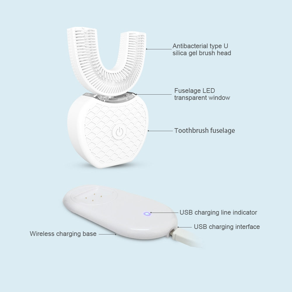 U-White 360 Handles Toothbrush