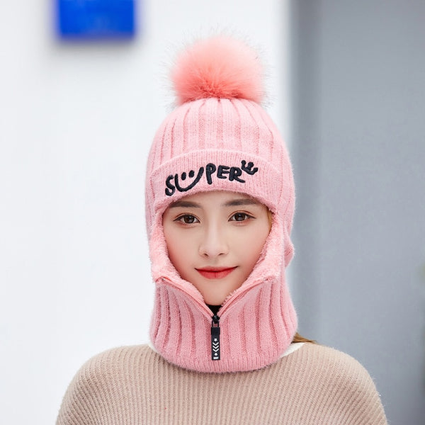 Rabbit Puff Masked Skullie
