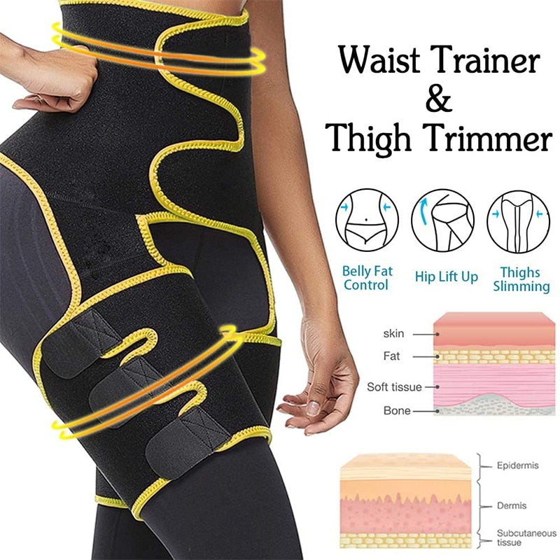 Neoprene Ultra Sweat Waist & Thigh Trimmer