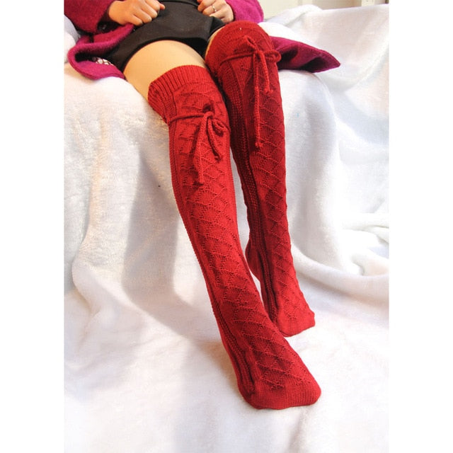 purl soho little cable knee highs