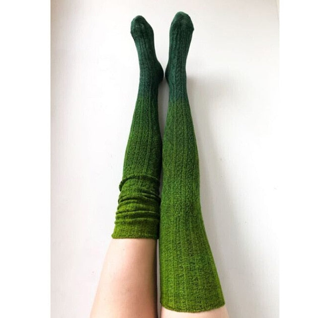 Soxi Cable Knit Knee High Socks