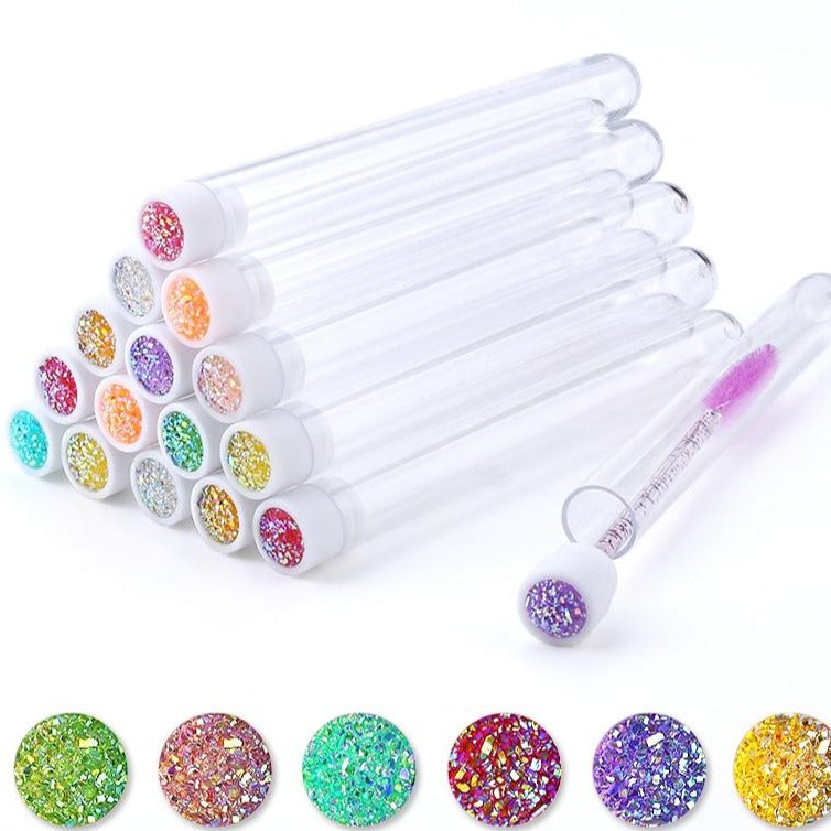 "SPARKLE" Eyebrow Brush Tube