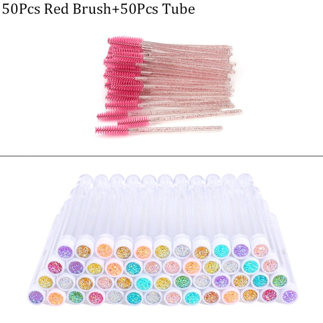 "SPARKLE" Eyebrow Brush Tube