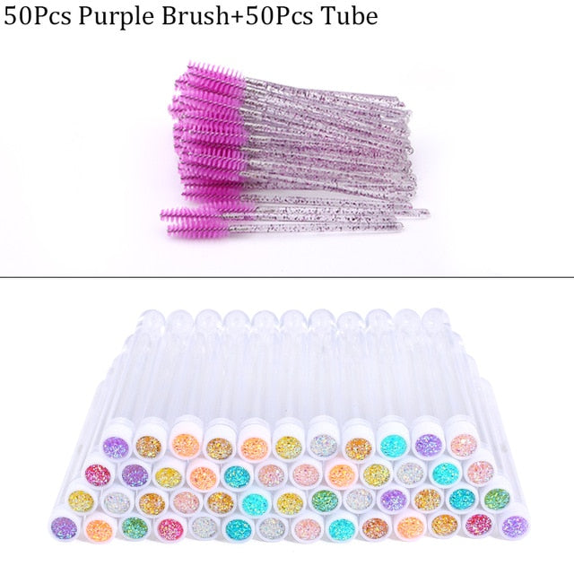 "SPARKLE" Eyebrow Brush Tube