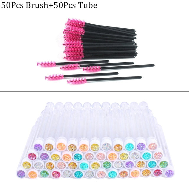 "SPARKLE" Eyebrow Brush Tube