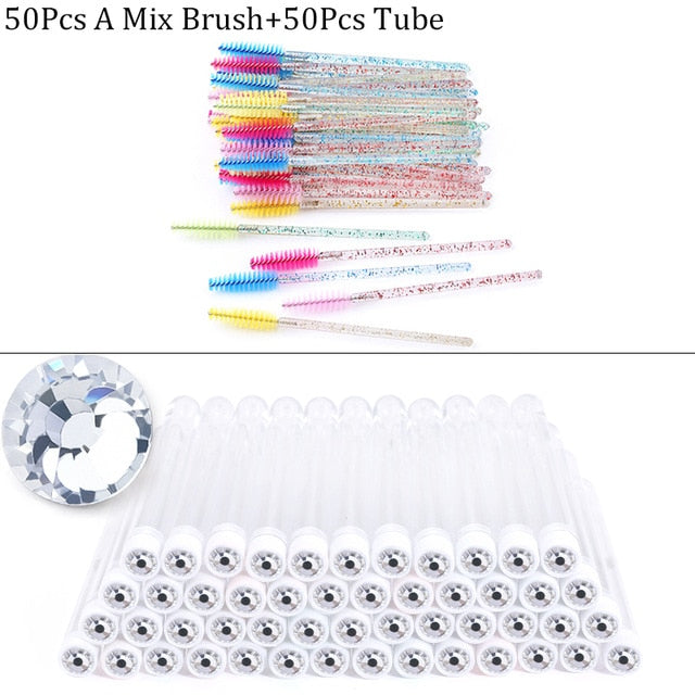 "SPARKLE" Eyebrow Brush Tube