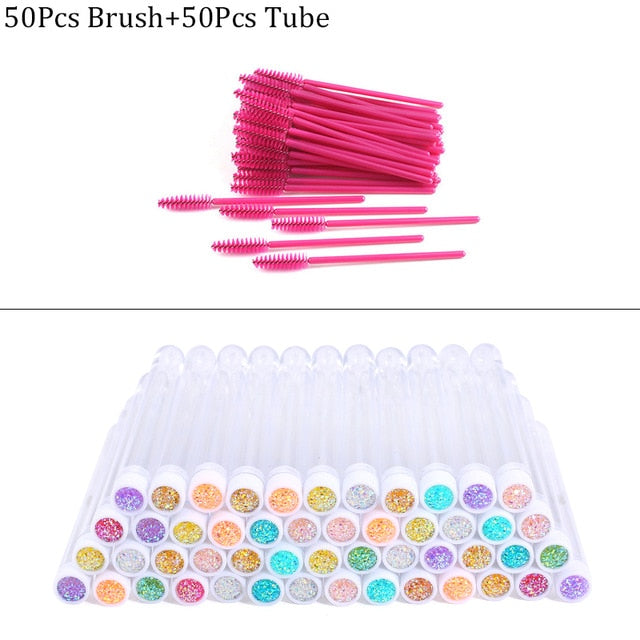 "SPARKLE" Eyebrow Brush Tube