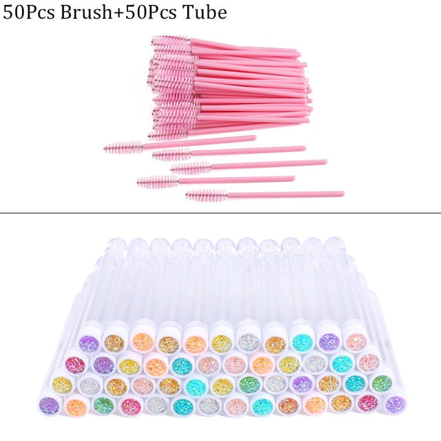 "SPARKLE" Eyebrow Brush Tube