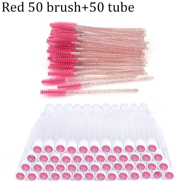 "SPARKLE" Eyebrow Brush Tube