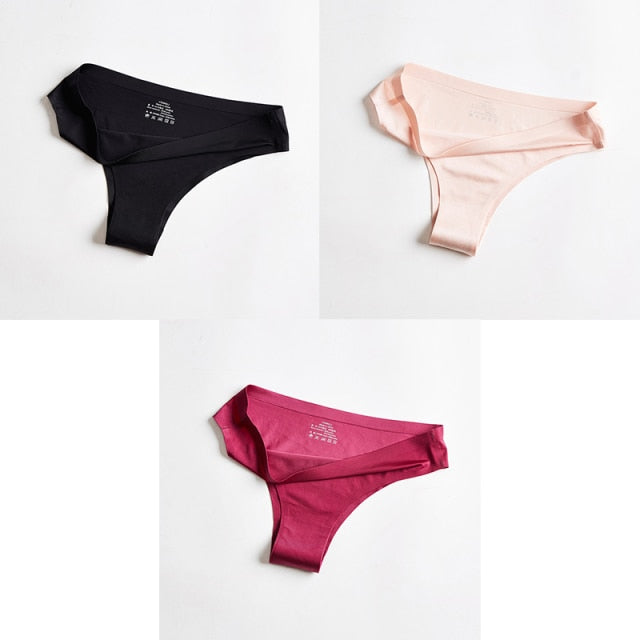 3PCS/Set Women's V String Thong Panties