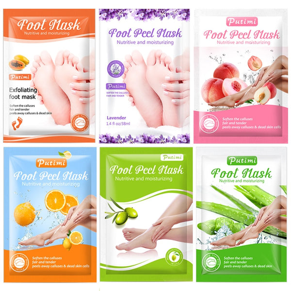 Baby heels Natural Putimi Foot Peel Mask