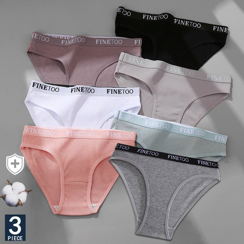 3PCS/Set Women Underwear Panties