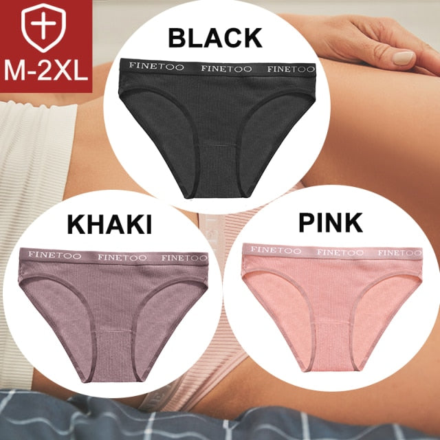 3PCS/Set Women Underwear Panties