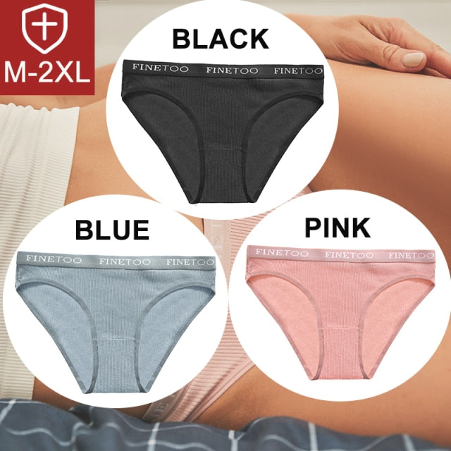 3PCS/Set Women Underwear Panties