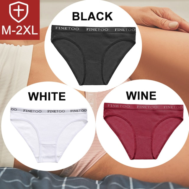 3PCS/Set Women Underwear Panties