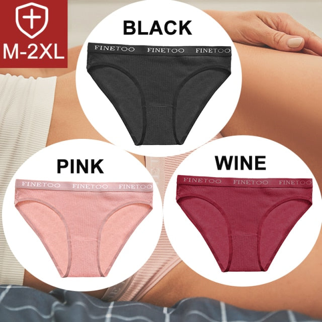 3PCS/Set Women Underwear Panties