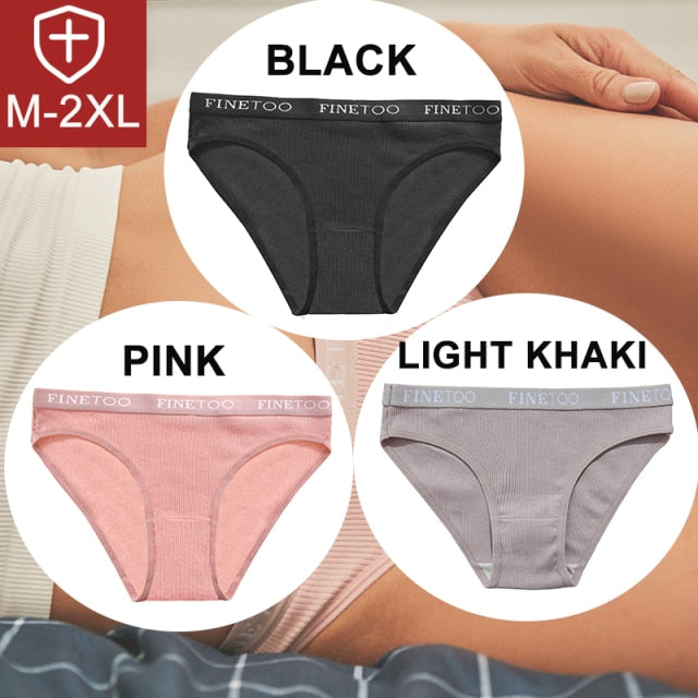 3PCS/Set Women Underwear Panties