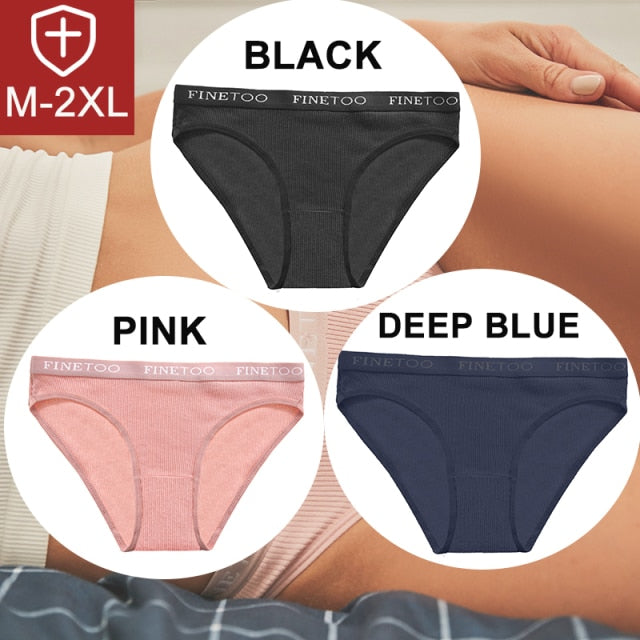 3PCS/Set Women Underwear Panties