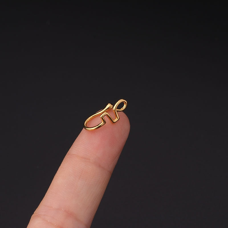 BodiModi Nose Ring Gold Clips