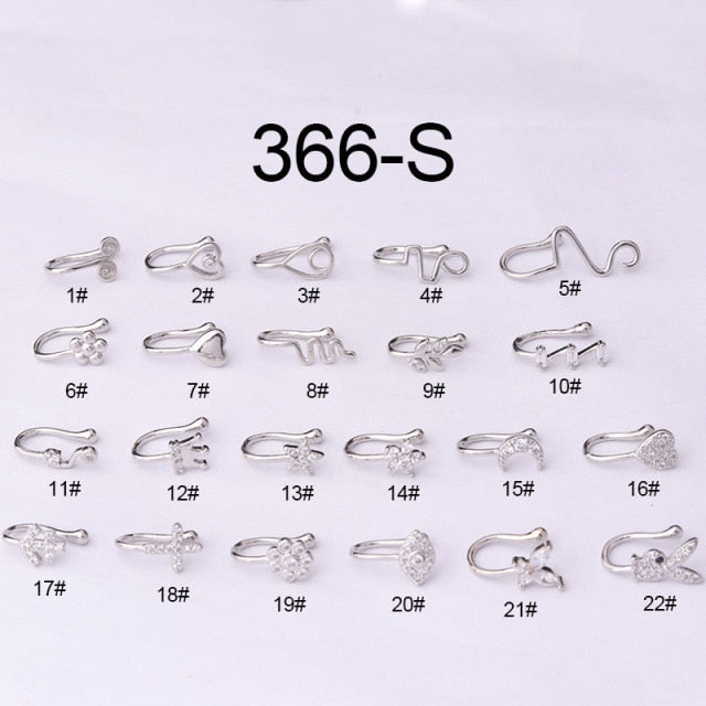 BodiModi Nose Ring Gold Clips