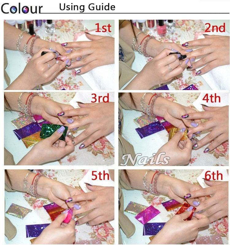 Handa ® Professional Mosaic Reflect Nail Wrap